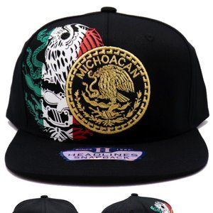 Michoacán Headlines Crest Flag Snapback Hat